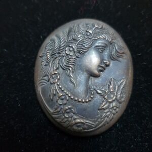 Crowning Touch Collection Vintage Art Nouveau Style Woman Profile Wall Plaque